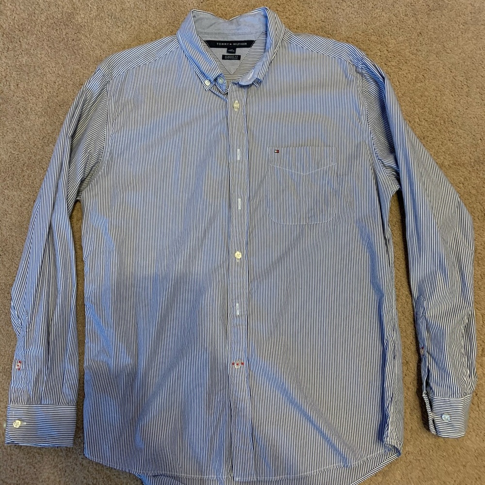 Tommy Hilfiger button down long sleeve shirt